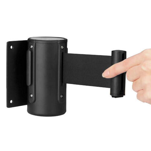 Soporte de Pared con Cinta Retráctil