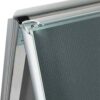 Caballete de aluminio doble cara cambio gráfica sistema clic