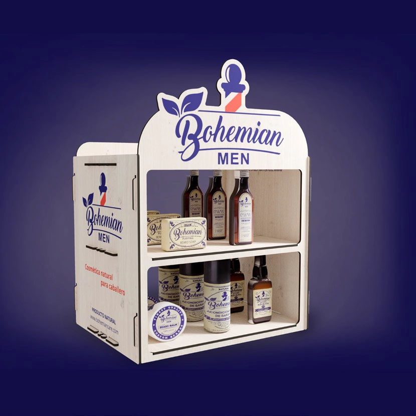 Expositor de producto cosmética personalizable