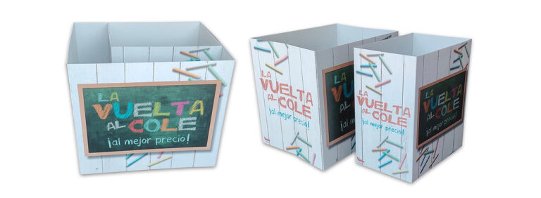 Cubrepalets personalizados vuelta al cole