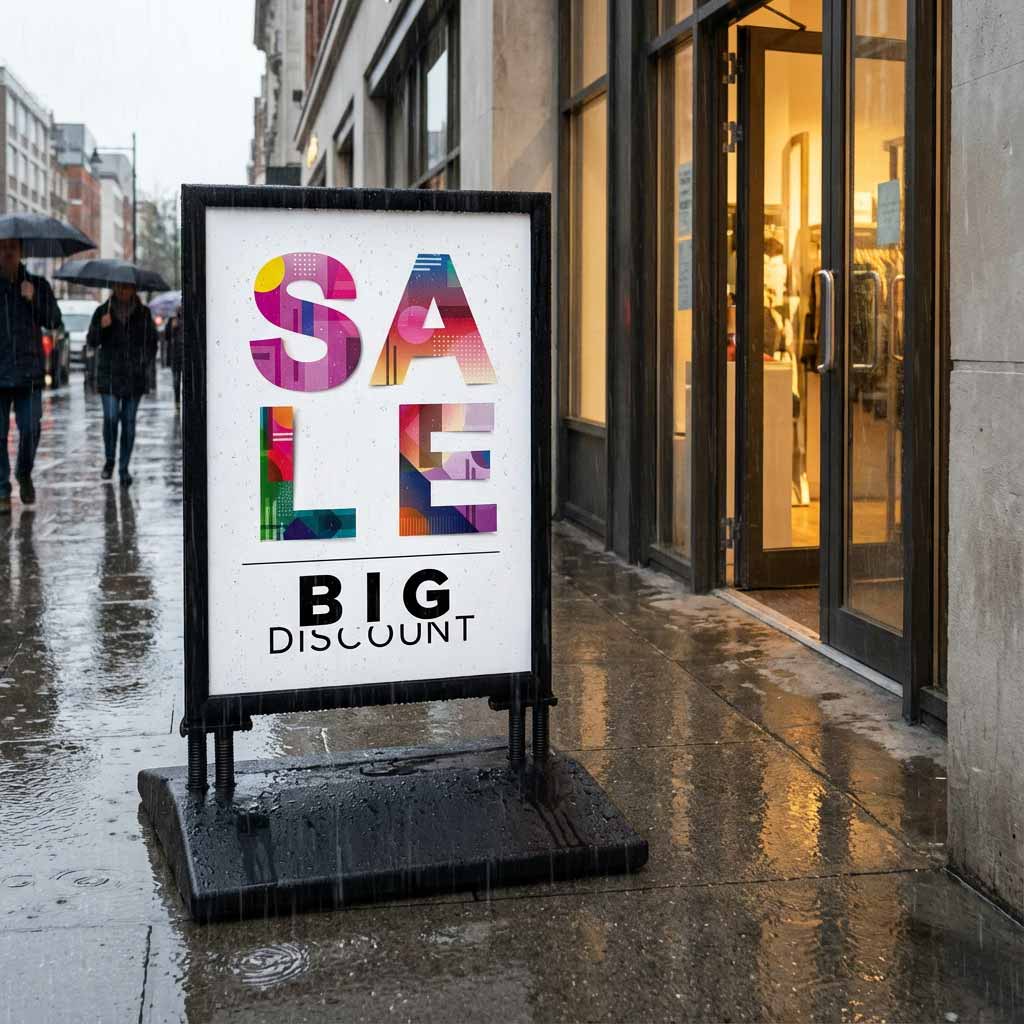 Caballetes publicitarios para exterior: guía completa para elegir el soporte ideal