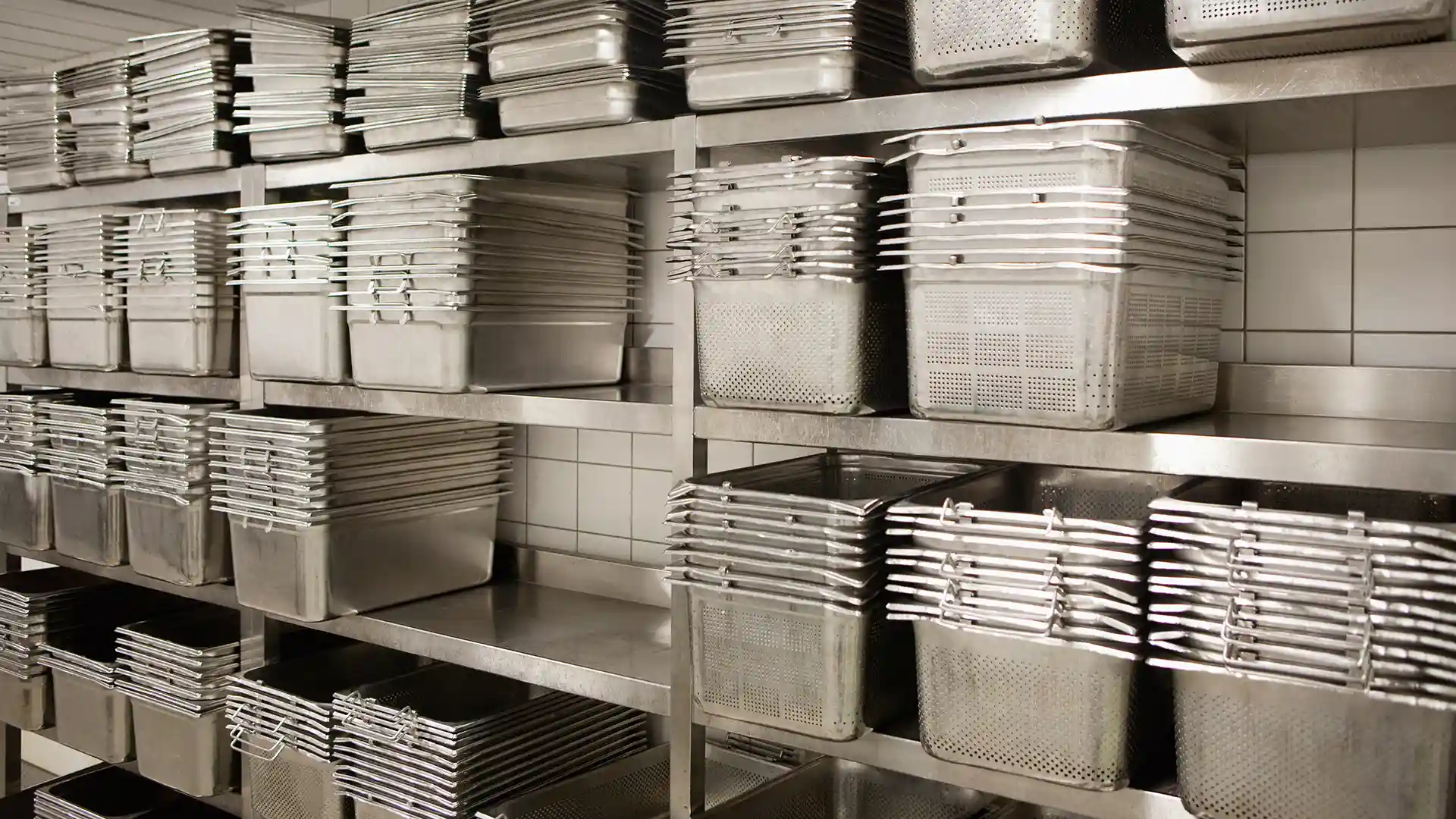 Cubetas de acero inoxidable