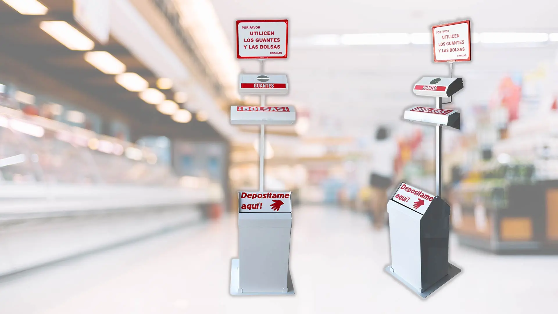 Expendedores de guantes y bolsas