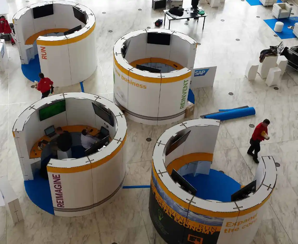 Ferias con arquitectura efímera