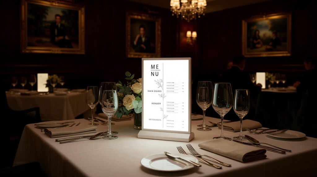 Señalización retroiluminada para el retail