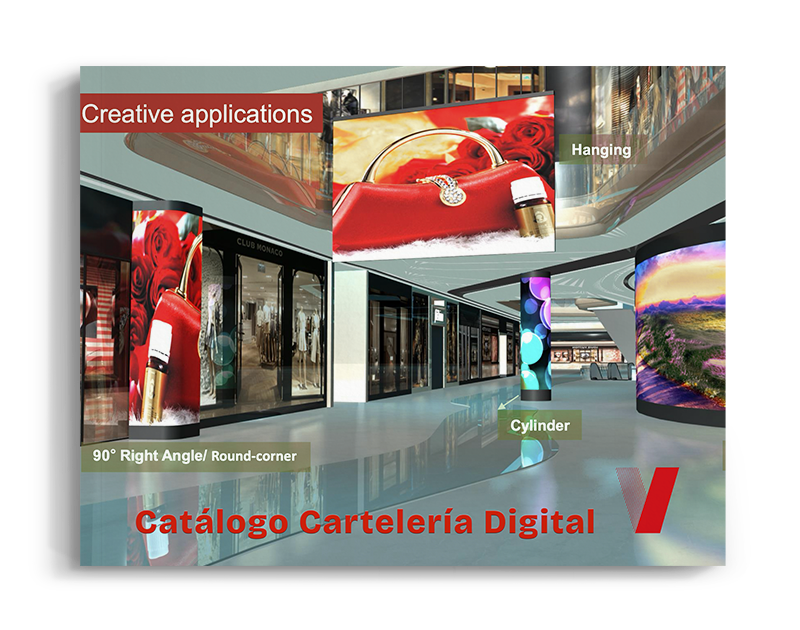 Solicita el catálogo de cartelería digital de Vatisa