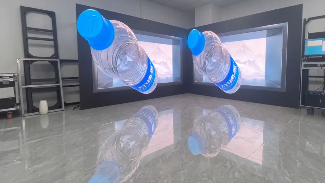 Video pantallas LED en 3D, ejemplo 1